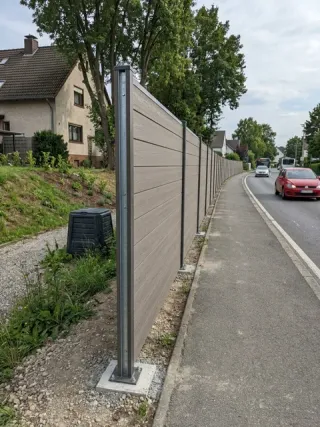 Lärmschutzzaun in Backnang - fachgerechte Ausführung vor Ort